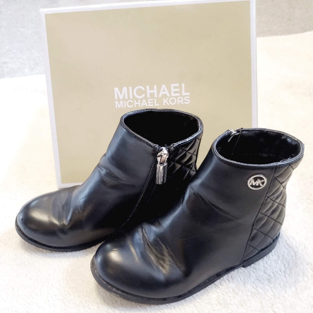 Michael Kors size 12 youth black boots